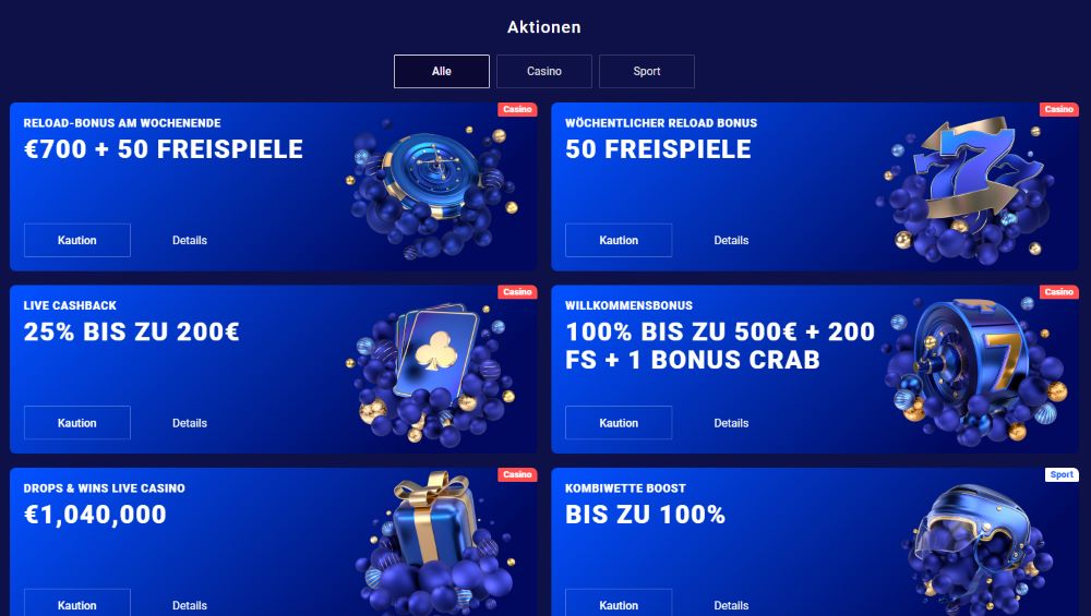 Willkommensbonus im Frumzi Casino